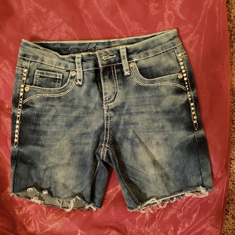 Revolution by Revolt girls cutoff denim shorts